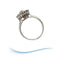 Bague 59.5 Bague de fiançailles Vintage or gris diamants 58 Facettes AA 1699