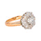 Bague 49 Bague Marguerite Or rose, Platine Diamant 58 Facettes 3904849CN