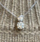 Collier Collier or blanc solitaire diamant 0,52 carat 58 Facettes