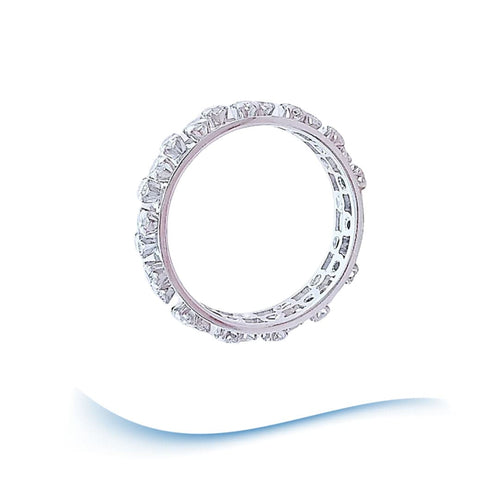Bague 50 Bague Alliance or blanc diamants 58 Facettes AA 1696