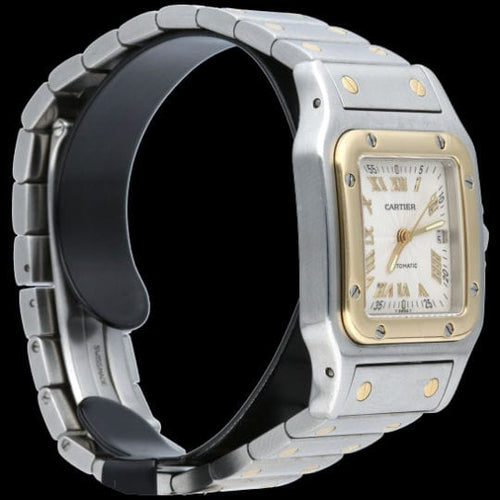 Montre Cartier Montre Santos Galbee Or Jaune 18K / Acier 58 Facettes MT42135