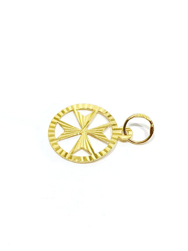 Pendentif Pendentif Croix de Malte or jaune 58 Facettes