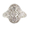 Bague 55 Géométrie en lumière : une bague Art déco en platine et diamant des années 1920 58 Facettes 25282-0064
