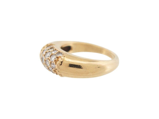 Bague 49 bague VAN CLEEF & ARPELS philippine t49 sertie diamants 0.54ct or jaune 18k 58 Facettes 268619