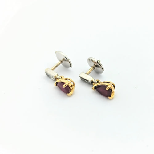 Boucles d'oreilles Boucles d'oreilles diamants et rubis 58 Facettes 29567