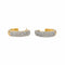 Boucles d'oreilles Boucles d'oreilles Demi créoles Or jaune, Or blanc Diamant 58 Facettes 3855444CN