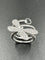Bague 55 GUCCI. Collection "Flora", bague en or blanc 18K et diamants 58 Facettes