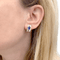 Boucles d'oreilles Boucles d'oreilles saphirs, diamants, or blanc. 58 Facettes 34264