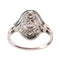 Bague 55 Géométrie en lumière : une bague Art déco en platine et diamant des années 1920 58 Facettes 25282-0064
