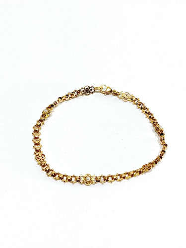 Bracelet Bracelet en or rose et perles 58 Facettes