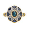 Bague 53 Bague Or jaune Saphir, Diamant 58 Facettes 2662685CN