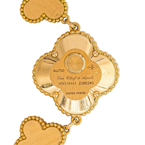 Montre Van Cleef & Arpels  Montre Sweet Alhambra Or jaune Diamant, Nacre 58 Facettes 4668036RV