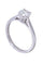 Bague 52 Solitaire or blanc diamant 58 Facettes 093321