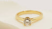 Bague 52 Bague solitaire en or jaune et diamant 58 Facettes 30180