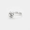 Bague 59 Bague marguerite diamants or blanc 58 Facettes LMB-155