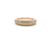 Bague 54 Bague en or jaune avec saphirs 58 Facettes 5543