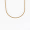 Collier Chaîne en or jaune 18K à petite maille forçat 58 Facettes CHA5342-1