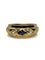 Bague 50 Bague Chaumet or jaune saphir cabochon et diamants 0,09 ct 58 Facettes 972