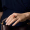 Bague en or jaune et corail