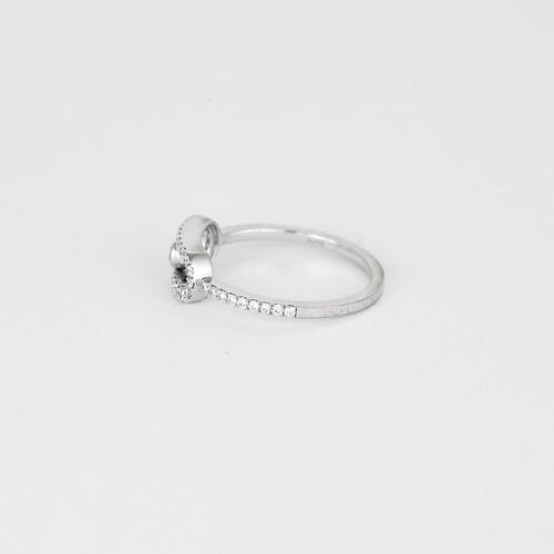 Bague 55 MESSIKA - Bague MOVE UNO or blanc 58 Facettes M8921