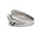 Bague 53 Bague TANK - Or blanc & Diamants 58 Facettes 250223R
