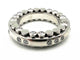 Bague 55 BUCHERER. Bague "Dizzler" or blanc 18K et diamants 58 Facettes