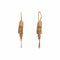 Boucles d'oreilles Boucles d'oreilles vintage en or jaune 14 carats, forme poisson articulé, 2,5 cm, bijoux fins 58 Facettes G13628