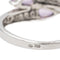 Bague 55 Bague Toi & Moi Or blanc Saphir, Diamant 58 Facettes 2842407CN