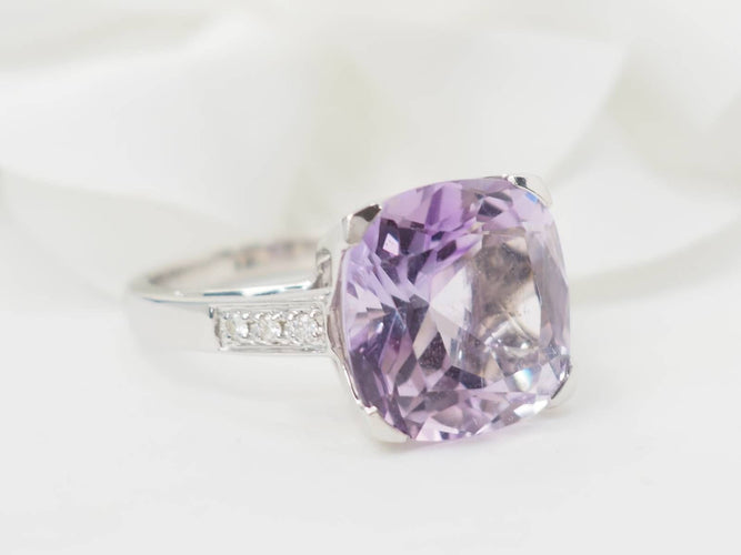 Bague 54 Bague Mauboussin "Gueule d'Amour" en or blanc et diamands 58 Facettes 33211