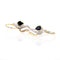 Boucles d'oreilles Boucles d'oreilles saphirs deux ors en dormeuses 58 Facettes CVBO33