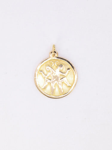 Pendentif Médaille signe zodiaque Poisson or jaune 58 Facettes 1087.18