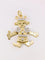 Pendentif POMELLATO - Pendentif Petite Reine articulé 2 ors diamants 58 Facettes J544