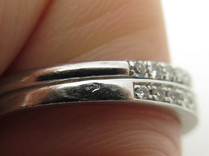 Bague 52 bague CHAUMET josephine diptyque en or blanc diamants 58 Facettes 261824