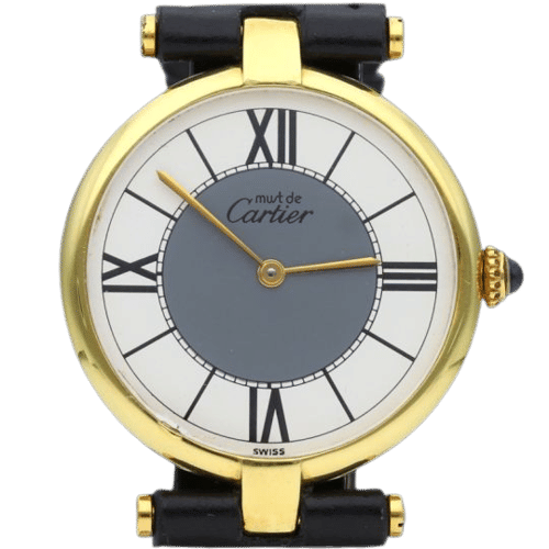 Montre Cartier Montre Must De Cartier Vermeil 58 Facettes MT43215