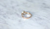 Bague Bague marguerite diamants sur or rose 58 Facettes