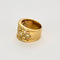 Bague 54 Bague bandeau or jaune et diamants 58 Facettes ASN03854
