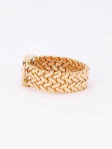 Bague 51 Bague vintage ceinture or jaune 58 Facettes 1034.7