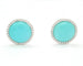 Boucles d'oreilles Orecchini Leo Pizzo con turchese e diamanti 58 Facettes