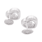 Boucles d'oreilles Boucles d'oreilles Chopard "Happy Diamonds" or blanc, diamants. 58 Facettes 34188