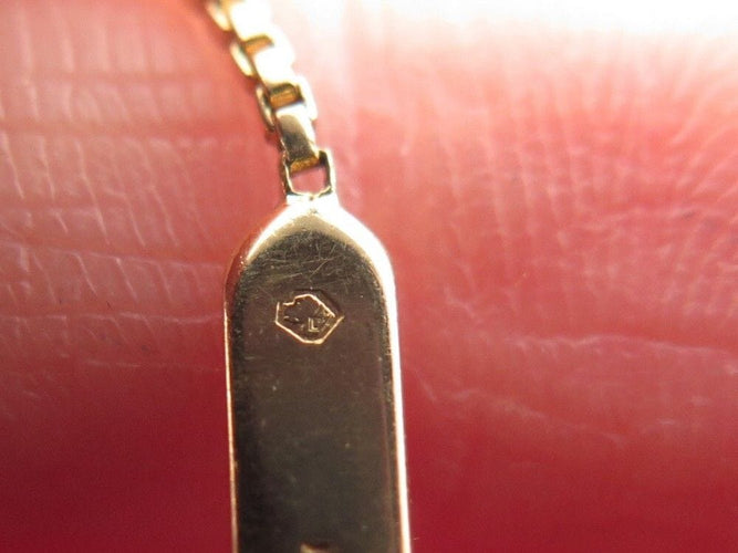 Boucles d'oreilles boucles d'oreilles GUCCI es logo bar or jaune blanc 58 Facettes 258989