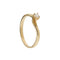 Bague Bague solitaire contrariée avec diamant 58 Facettes 35102