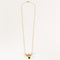 Collier en or jaune et améthyste