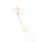 Bague 52 Double bague en or jaune et diamants signée TTF 58 Facettes