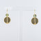 Boucles d'oreilles Boucles d'oreilles tourmalines et camées sur pierre de lave 58 Facettes 17-235