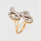 Bague Bague initiale en diamant vintage en or jaune 58 Facettes G13996
