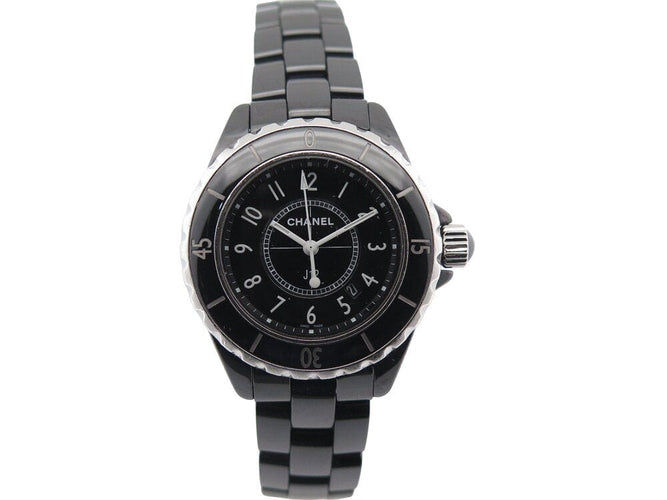 Montre montre CHANEL j12 intense black 33 mm ceramique noire + boite 58 Facettes 261661