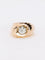 Bague 49 Bague tank or platine diamant taille ancienne 0.25ct 58 Facettes J194