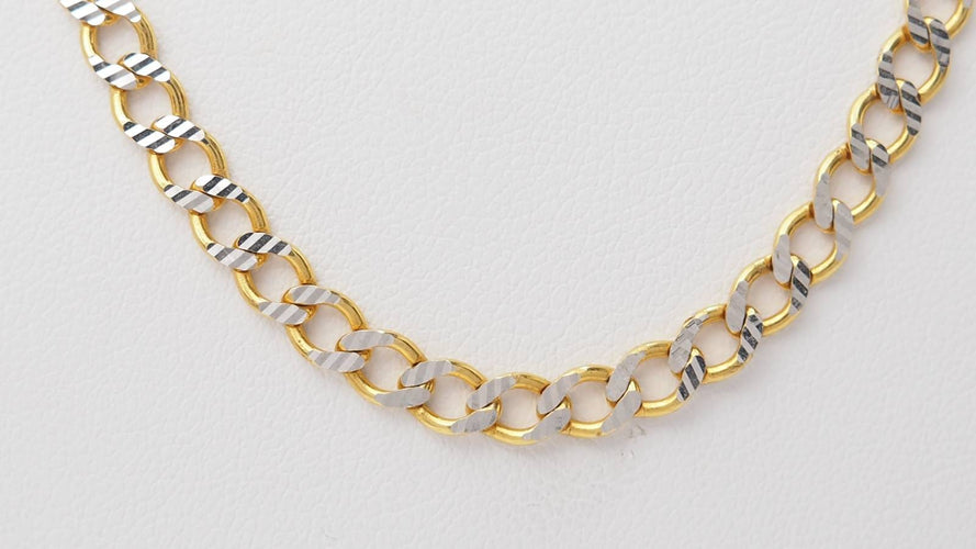 Collier Collier maille fantaisie en or jaune 58 Facettes 31084