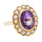 Bague 53 Bague Cocktail Or rose Améthyste 58 Facettes 2871071CN