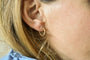 Boucles d'oreilles Créoles tressées en Or Jaune 58 Facettes 3632